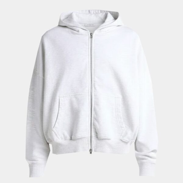 Unisex Garment-Dyed Cropped Full-Zip Hooded Sweatshirt Thumbnail