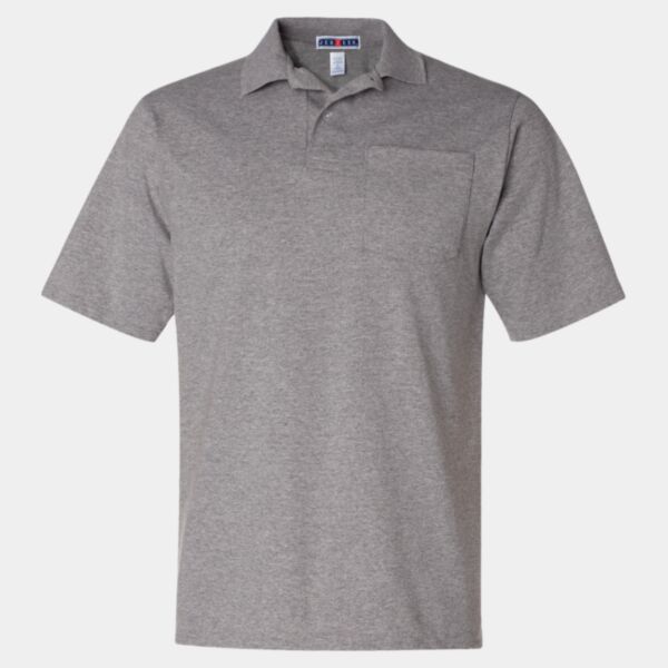 Men's SpotShield® 50/50 Polo with Pocket Thumbnail