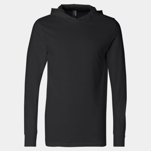 Unisex Jersey Hooded Long Sleeve Tee Thumbnail