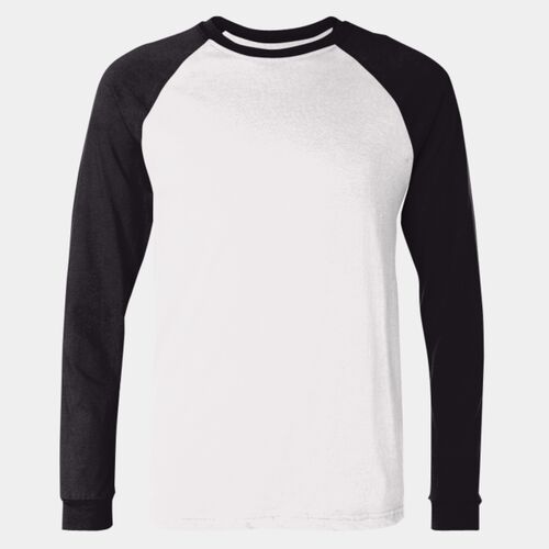 Men's Long Sleeve Jersey Baseball Tee Thumbnail