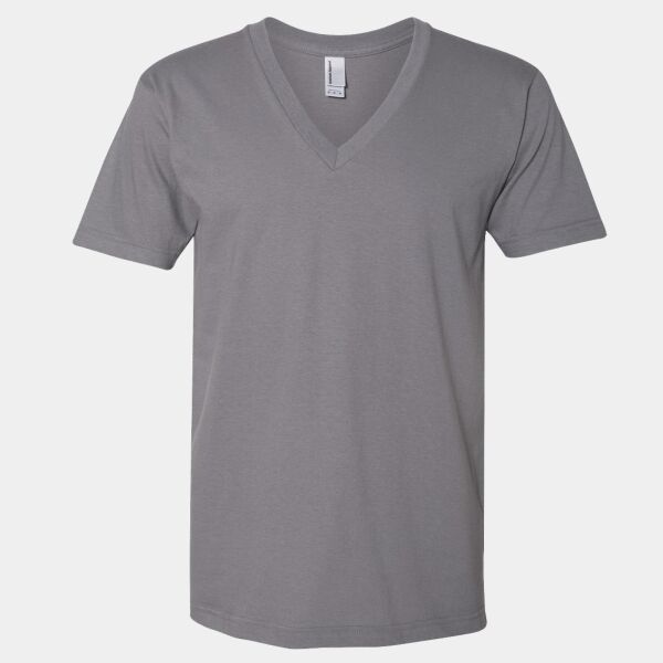 Unisex Fine Jersey V-Neck Tee Thumbnail