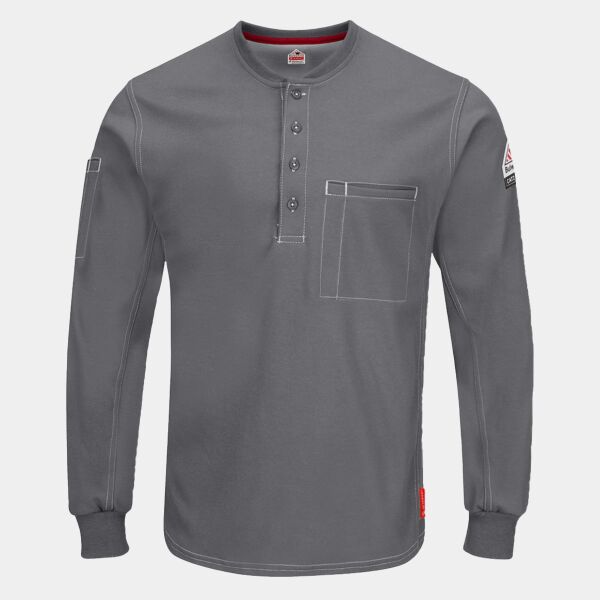 Men's iQ Series® Plus Long Sleeve Henley Thumbnail