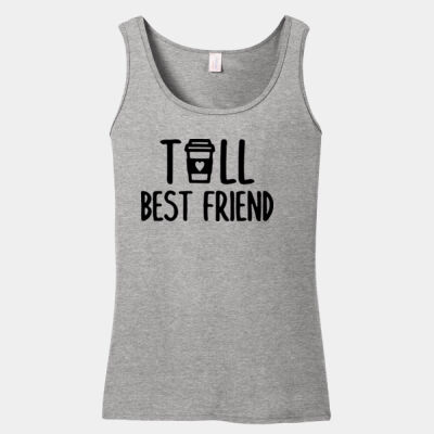 Tall Best Friend - Softstyle ® Junior Fit Tank Top Thumbnail