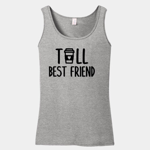 Tall Best Friend - Softstyle ® Junior Fit Tank Top Thumbnail